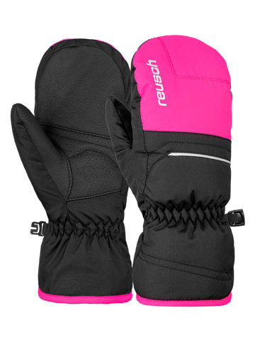 Reusch Rękawice narciarskie "Alan" w kolorze różowo-czarnym