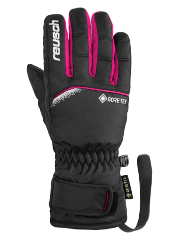Reusch Rękawiczki narciarskie "Ricky GTX" w kolorze czarno-różowym