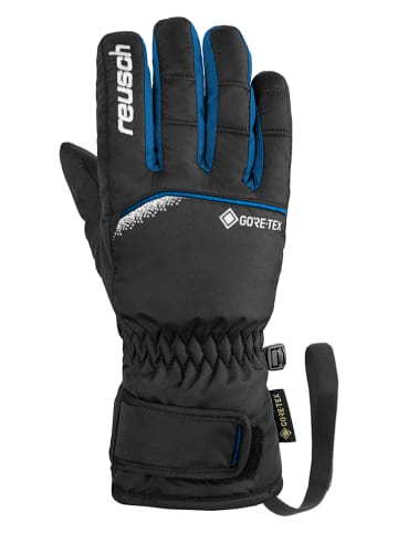 Reusch Rękawiczki narciarskie "Ricky GTX" w kolorze czarno-niebieskim