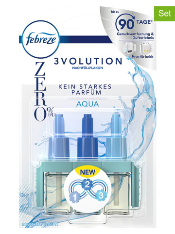 febreze 3er-Set: Raumduft-Nachfüller "Febreze 3Volution - Zero% Aqua", je 20 ml