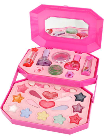 Toi-Toys Kuferek "Glamour Shine" w kolorze różowym do makijażu - 8+