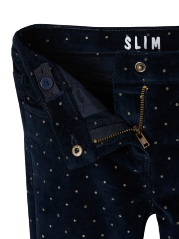 vertbaudet Spodnie - Slim fit - w kolorze granatowym
