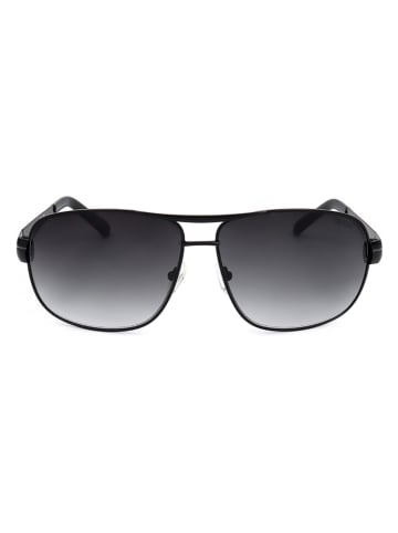 Guess Męskie okulary przeciwsłoneczne w kolorze czarno-szarym