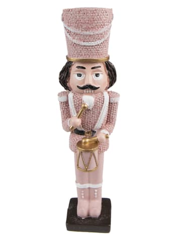 Clayre & Eef Decoratief figuur "Notenkraker" lichtroze - (B)5 x (H)16 x (D)4 cm