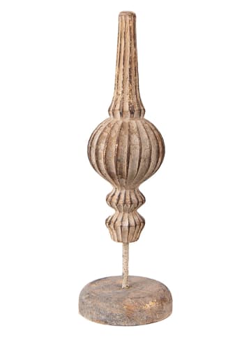 Clayre & Eef Dekoracjna "Ornament" w kolorze złotym - wys. 27 cm