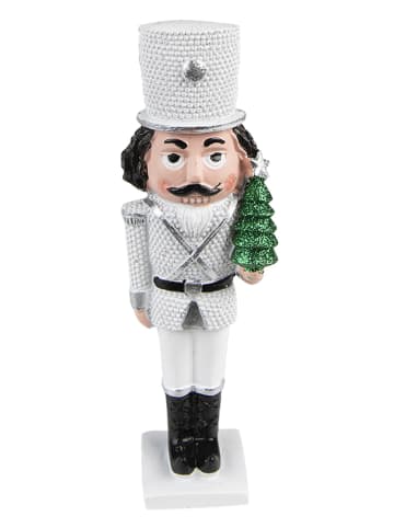 Clayre & Eef Figurka dekoracyjna w kolorze białym - 5 x 16 x 3 cm