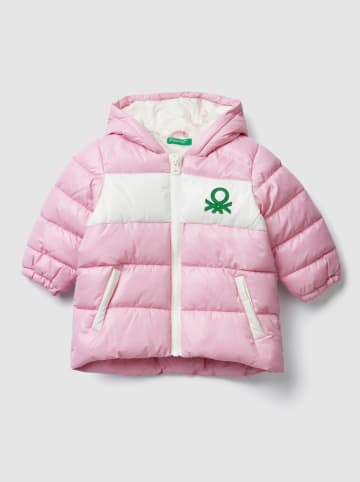 Benetton Winterjas lichtroze