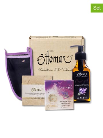 Ottoman 4-delige massageset "Lavendel"