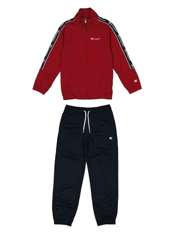 Champion 2tlg. Outfit in Rot/ Schwarz