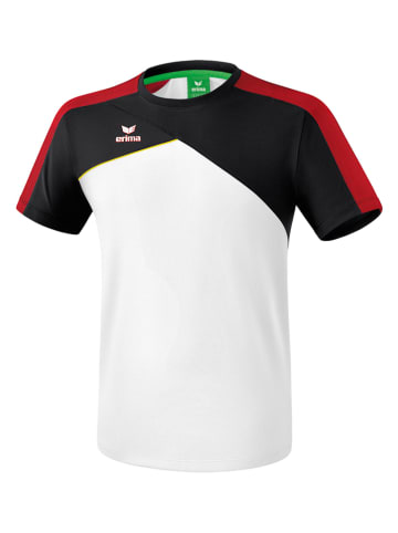 erima Trainingsshirt "Premium One 2.0" in Weiß/ Schwarz/ Rot