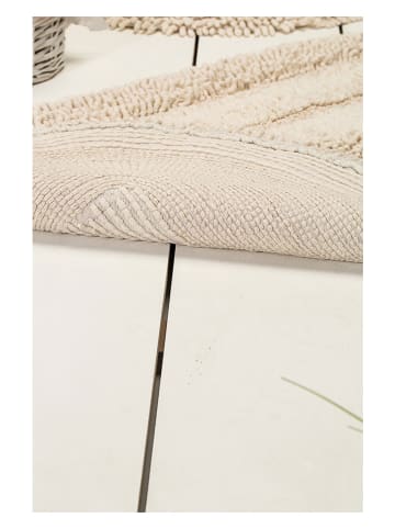 Elizabed 2er-Set: Badvorleger in Creme