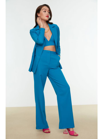 trendyol Spodnie w kolorze niebieskim