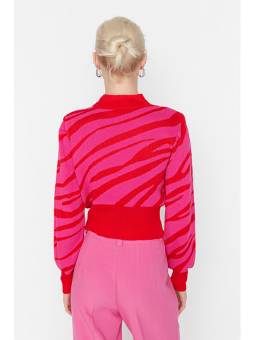 trendyol Sweter w kolorze różowo-czerwonym
