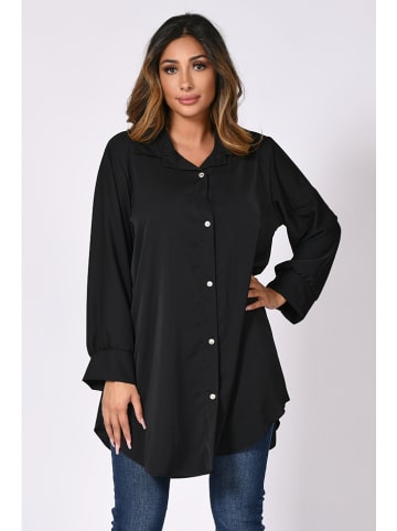 Plus Size Company Lange blouse "Jitsu" zwart
