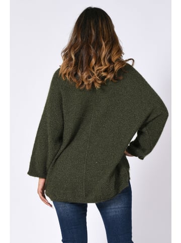 Plus Size Company Sweter "Kenny" w kolorze khaki
