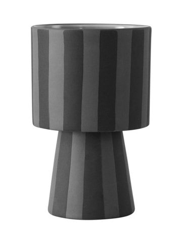 OYOY living design Vaas "Toppu" antraciet - Ø10 x (H)15 cm