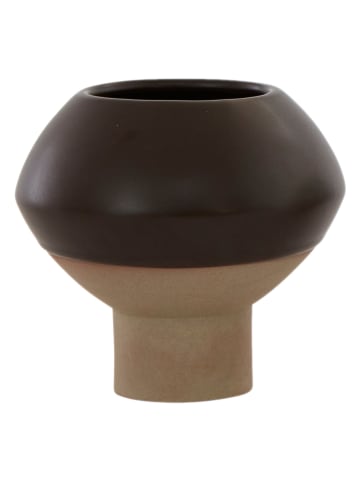 OYOY living design Vase "Hagi" in Braun - (H)12 x Ø 13 cm