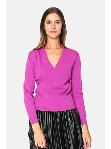 William de Faye Pullover in Fuchsia