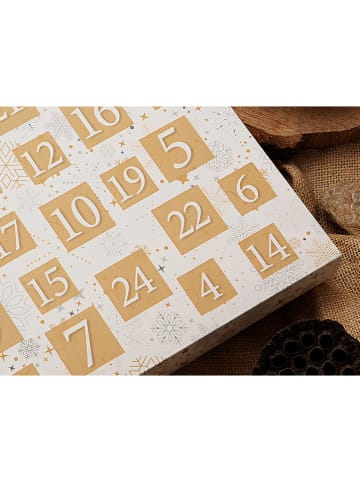 Heliophilia Schmuck-Adventskalender in Weiß/ Gold