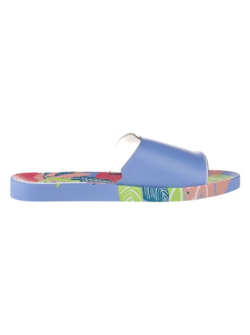 Ipanema Slippers "Botanica" lichtblauw/meerkleurig