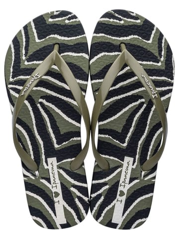 Ipanema Zehentrenner in Khaki/ Schwarz