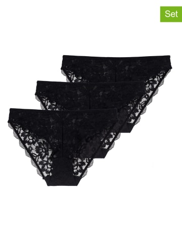 Dorina 3er-Set: Slips "Myla" in Schwarz