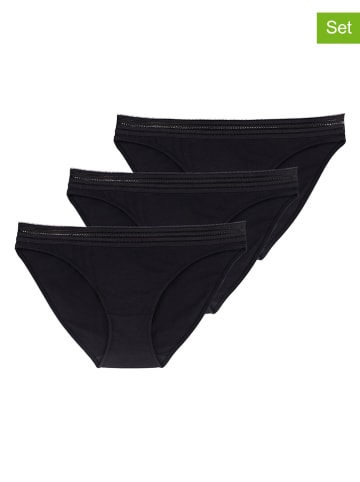 Dorina 3er-Set: Slips "Giana" in Schwarz