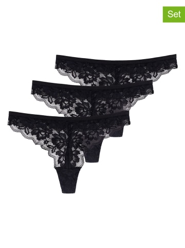 Dorina 3er-Set: Strings "Myla" in Schwarz