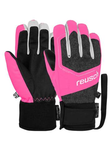 Reusch Rękawiczki narciarskie "Torby R-TEX® XT" w kolorze czarno-różowym