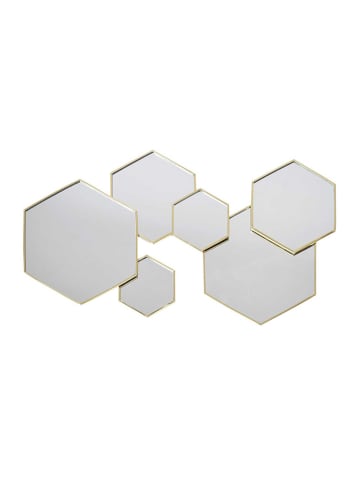 The Concept Factory Wandspiegel goudkleurig - (B)57 x (H)35 cm