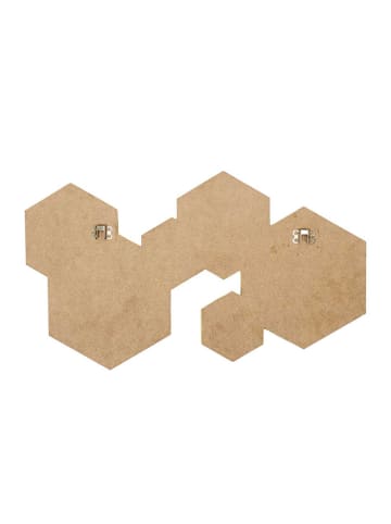 The Concept Factory Wandspiegel goudkleurig - (B)57 x (H)35 cm