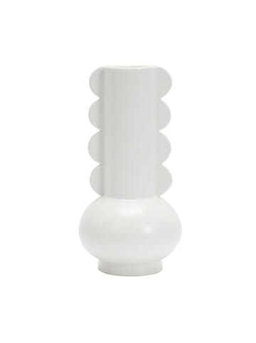 THE HOME DECO FACTORY Vase in Weiß - (H)15 x Ø 8 cm