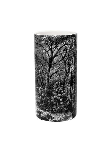 Ethnical Life Vase in Schwarz - (H)25 x Ø 12,5 cm