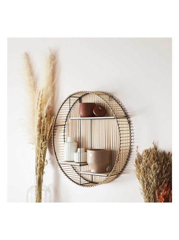 Ethnical Life Wandmeubel lichtbruin - Ø 53 cm