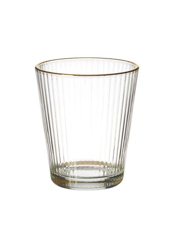 THE HOME DECO FACTORY 6-delige set: glazen transparant - 300 ml