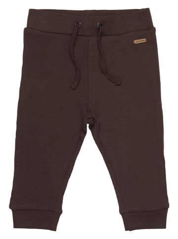 Minymo Spodnie dresowe w kolorze brązowym