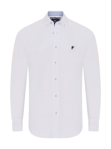 Denim Culture Koszula - Modern fit - w kolorze białym