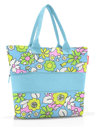 Reisenthel Shopper "E1" turquoise/meerkleurig - (B)50 x (H)26,5 x (D)16,5 cm