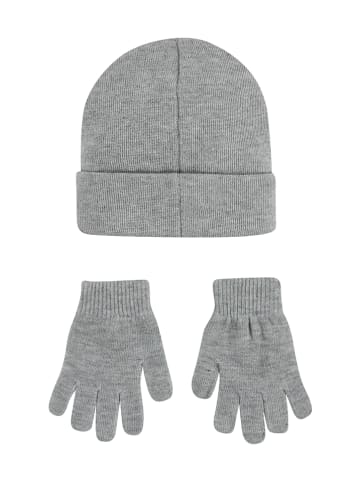 Levi's Kids 2tlg. Set: Mütze und Handschuhe in Grau