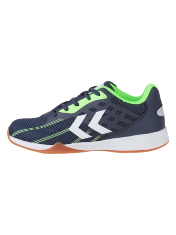 Hummel Sportschuhe "Root elite" in Dunkelblau/ Limette