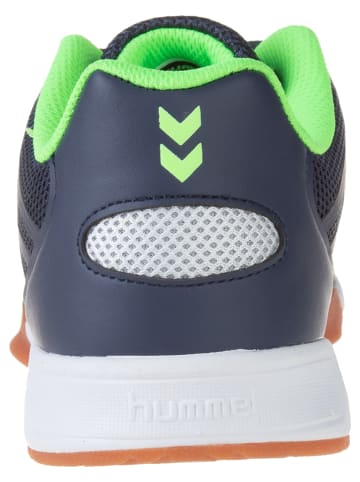 Hummel Buty sportowe "Root Elite" w kolorze granatowo-limonkowym