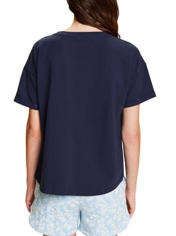 ESPRIT Koszulka piżamowa w kolorze granatowym