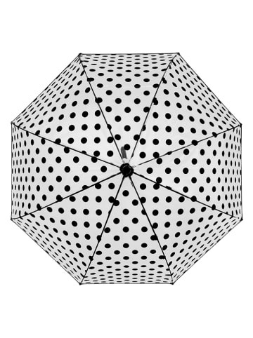 FALCONETTI Paraplu zwart/transparant - Ø 96 cm