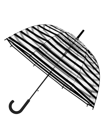 FALCONETTI Stockschirm in Schwarz/ Transparent - Ø 86 cm