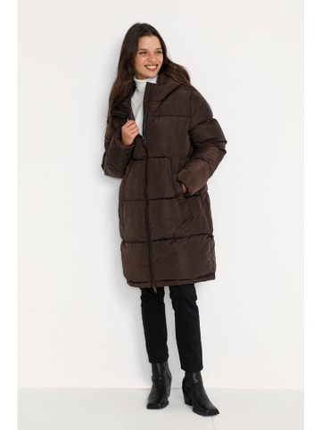 Kaffe Wintermantel "Lenoma" donkerbruin