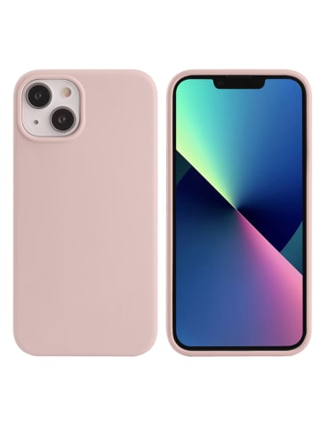 Platyne Siliconen case voor iPhone 13 Mini lichtroze