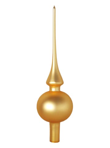 Krebs Glas Lauscha Szpic w kolorze złotym na choinkę - dł.26 cm