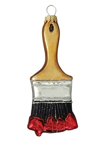Krebs Glas Lauscha Ozdoba choinkowa w kolorze złoto-czerwonym - (D)14 cm