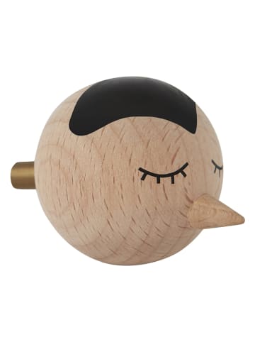 OYOY mini Haczyk "Penguin" w kolorze jasnobrązowym na ubrania