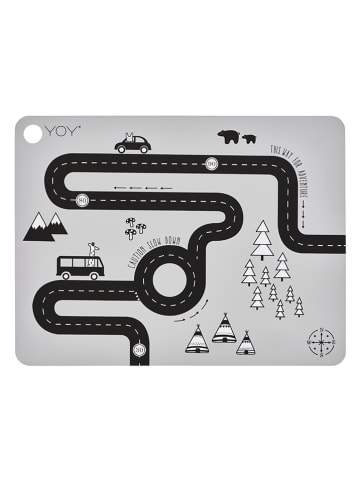 OYOY mini Platzdecke "Adventure" in Grau - (L)45 x (B)34 cm